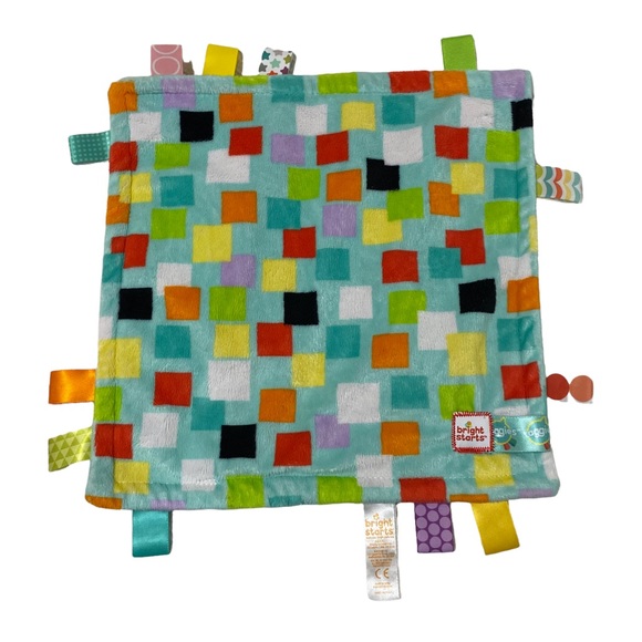 Taggies bright starts baby Lovey security blanket - Picture 1 of 3